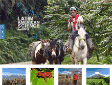 Tablet Screenshot of latinamericanscience.org